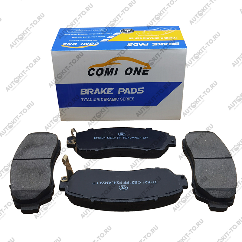 Колодки тормозные, керамические, COMI ONE передние для Haval F7/H6/M6, Changan CS75, Exeed TXL/VX, Tiggo 8 pro max